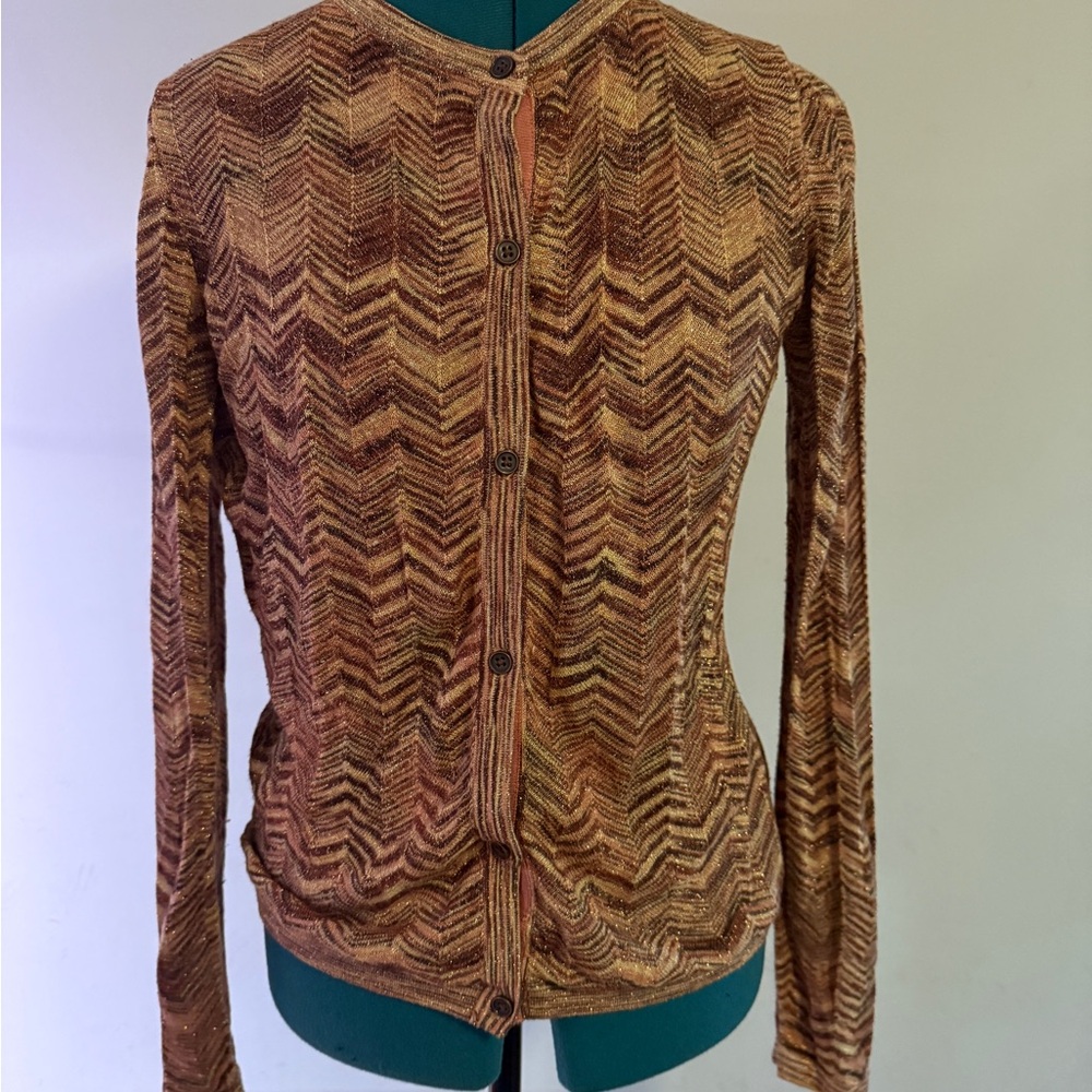 Missoni for Target Brown Orange Cardigan - Medium